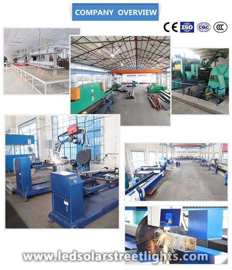 Production Process of High Mast Light