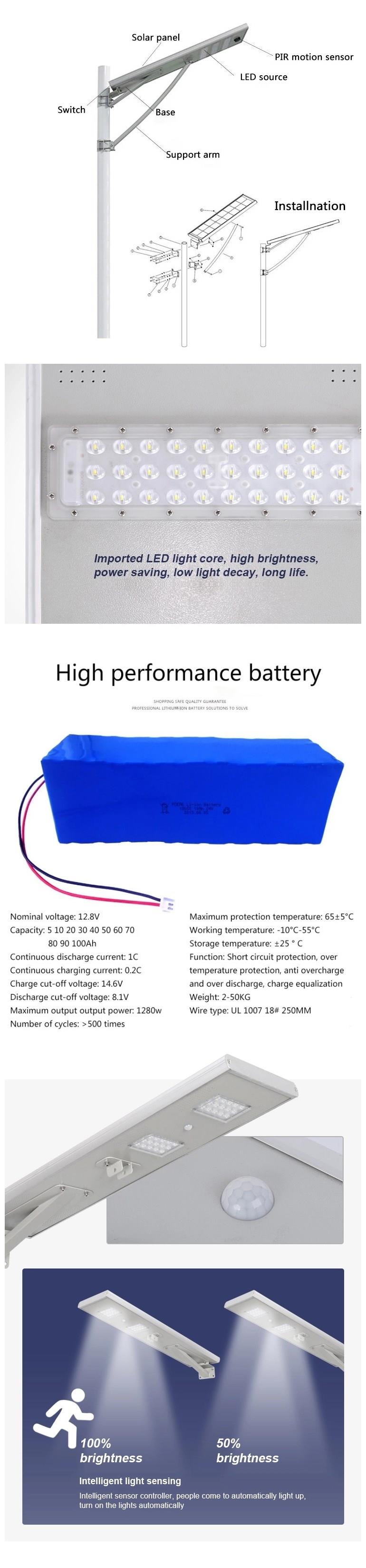 4.Production details of the all in one integrated solar street light
