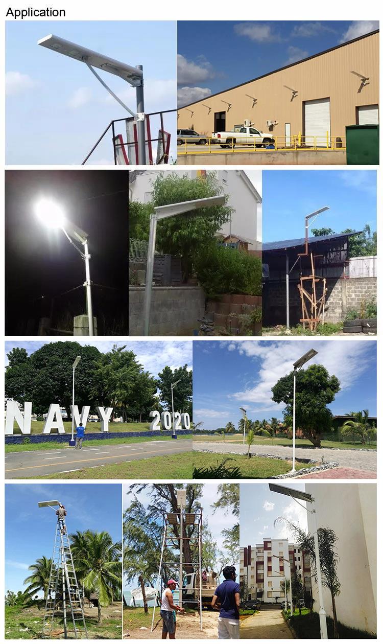 3. application of the all in one integrated solar street light