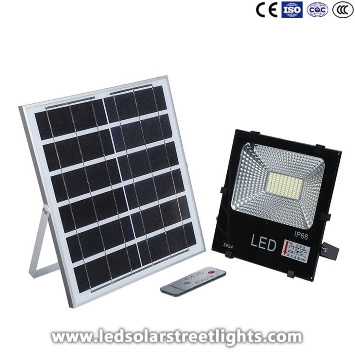 5, Solar Powered LED Flood Light
